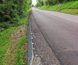 rétablissement de l'accotement de la RD8 4